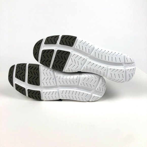 Polo Ralph Lauren Train 200 Green White Low Shoes - Picture 8 of 9